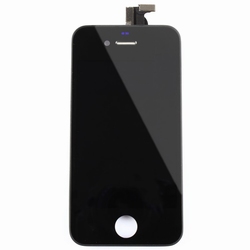 Vitre tactile noire + écran lcd pour iPhone 4